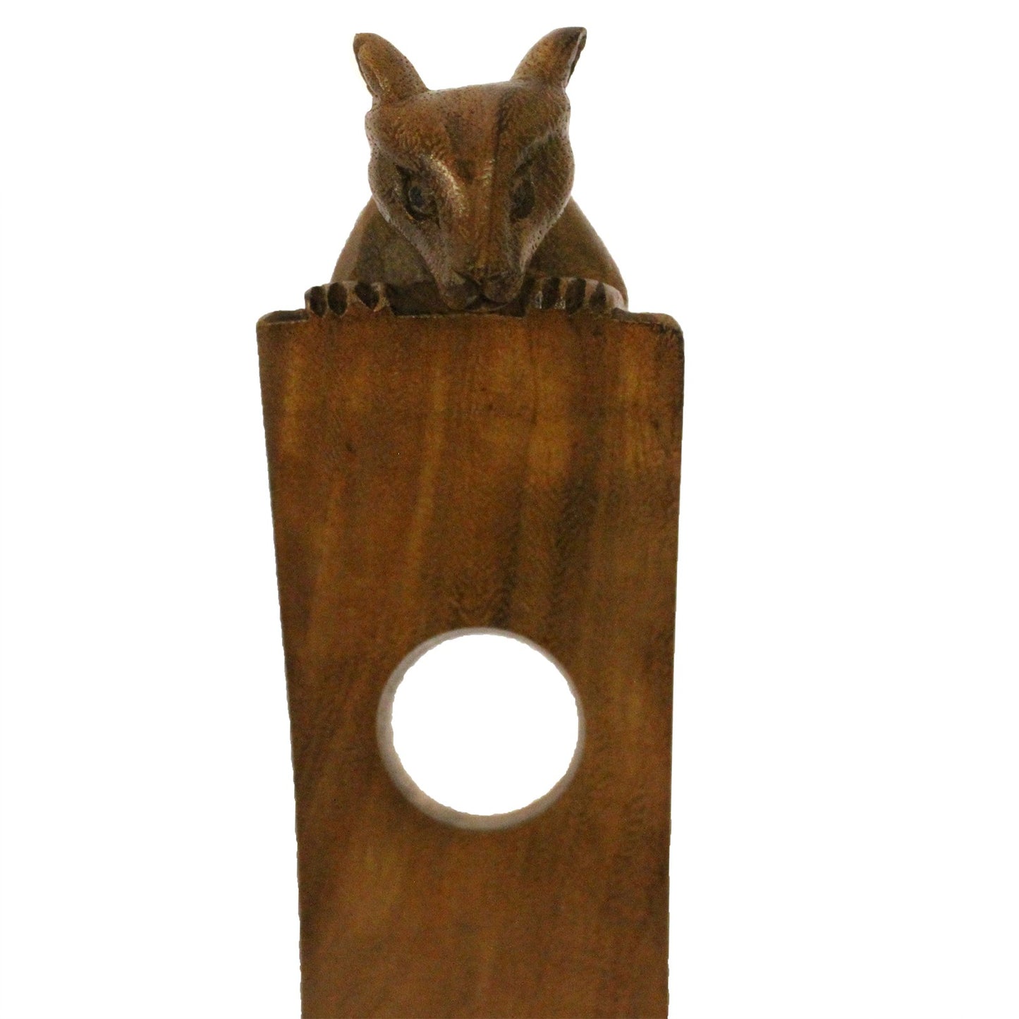 Suar Wood Wine Holders - Mouse Feature
