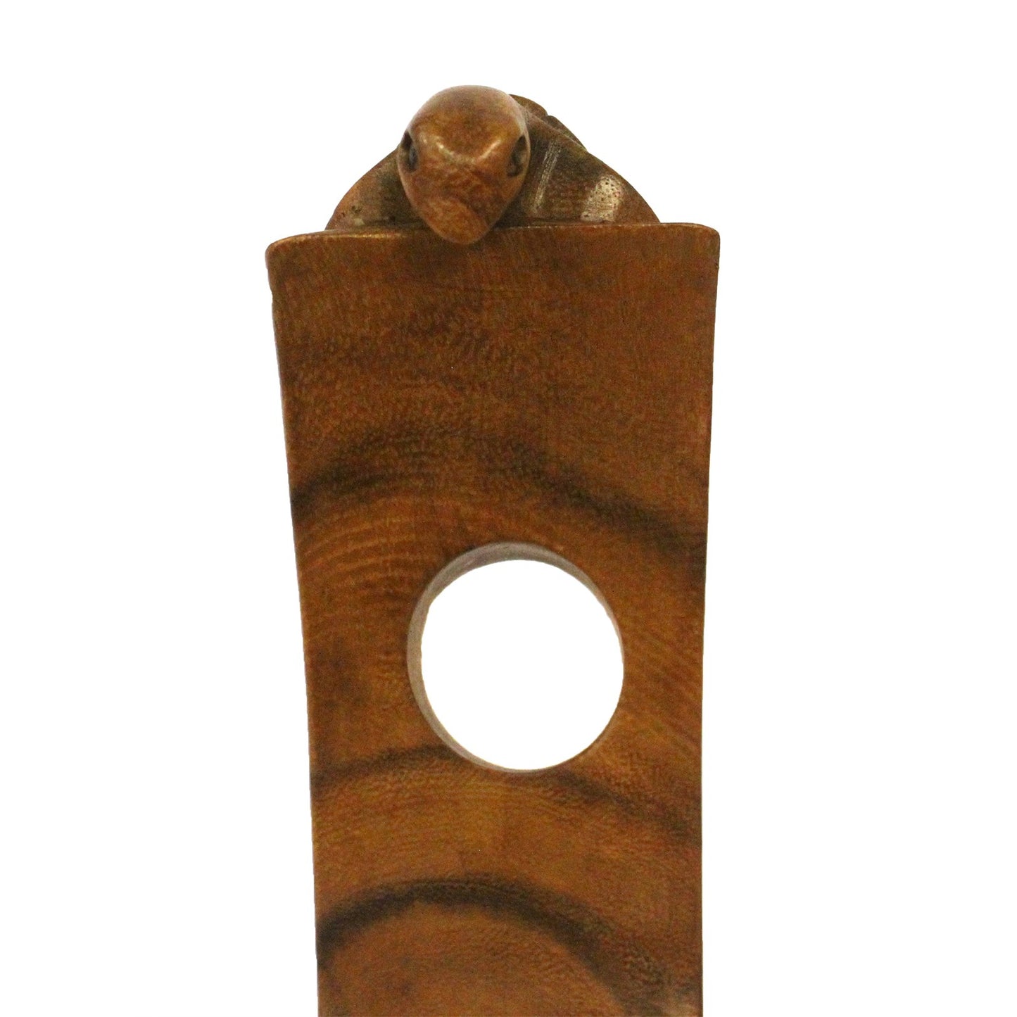 Suar Wood Wine Holders - Turtle Feature