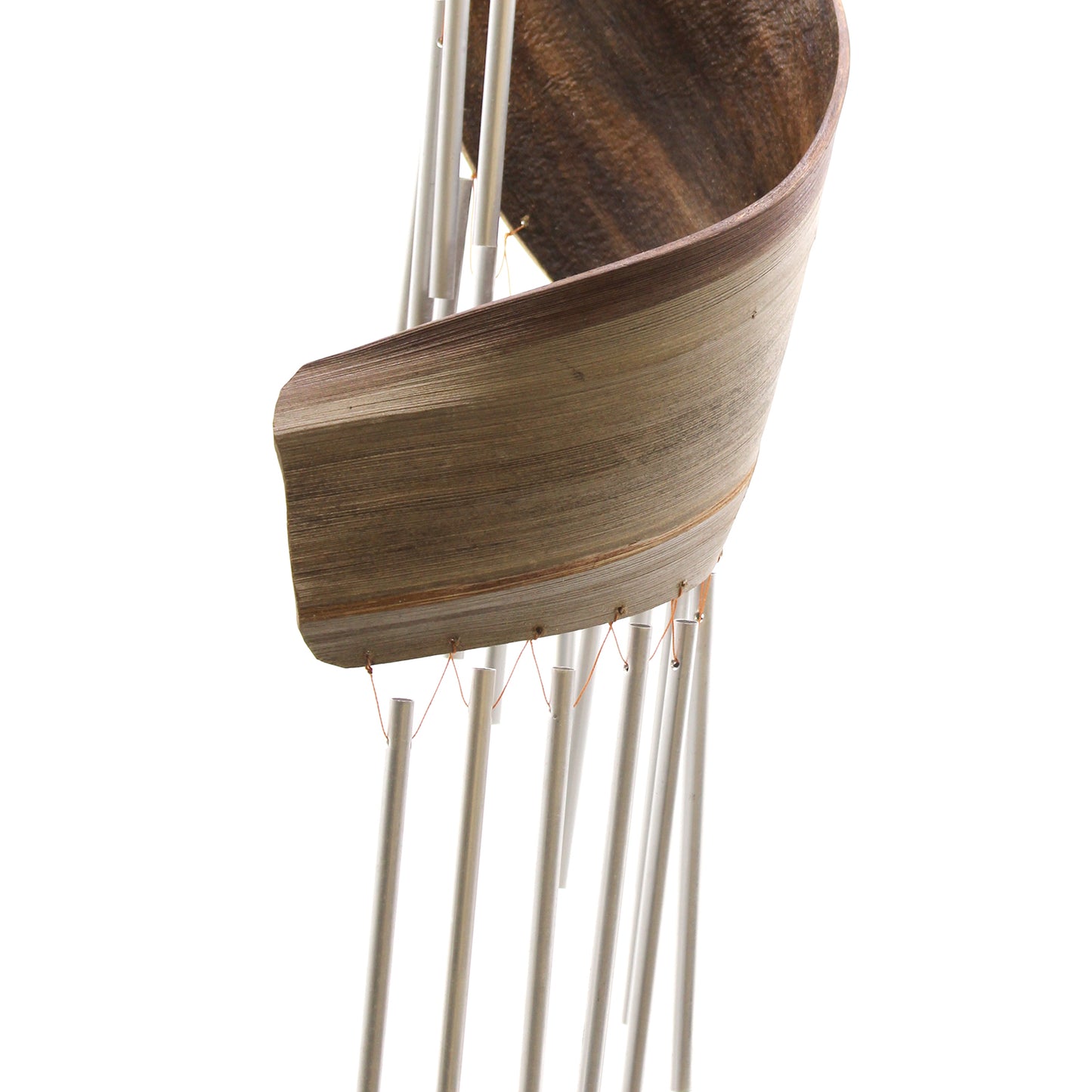 Coconut Leaf Wind Chimes in Natural