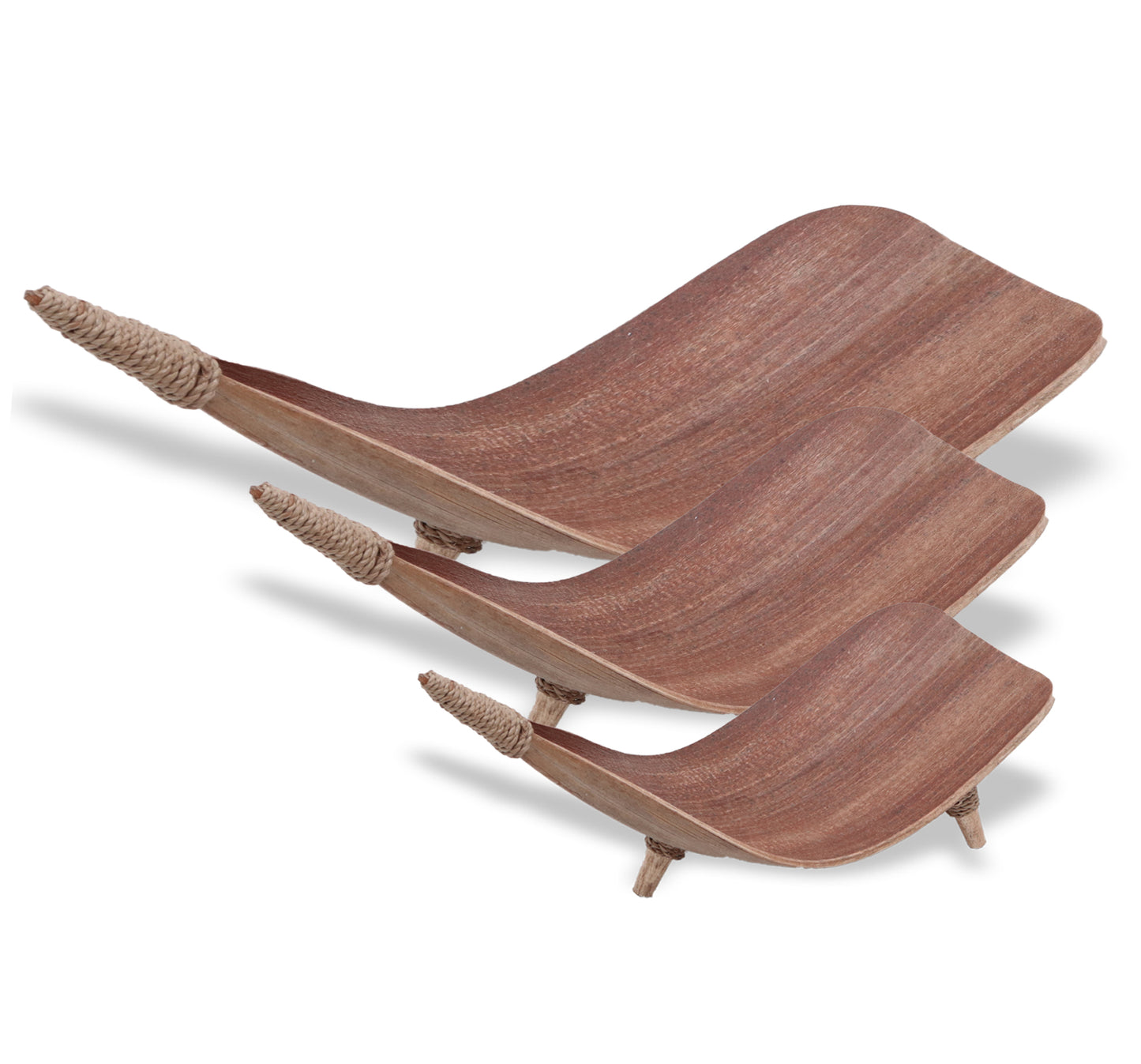Coconut Leaf Fruit Bowl Set in Natural
