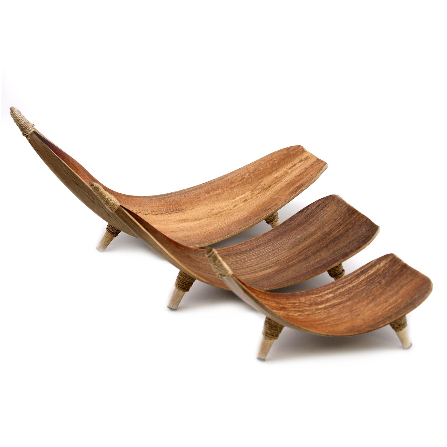 Coconut Leaf Fruit Bowl Set in Natural