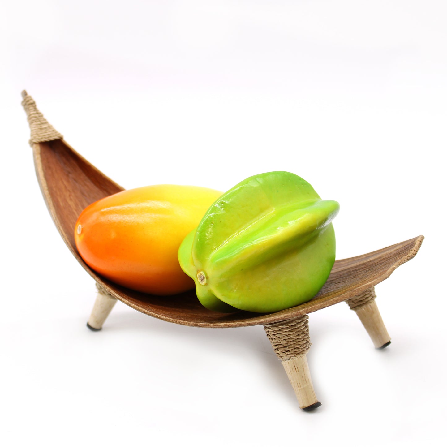 Coconut Leaf Fruit Bowl Set in Natural