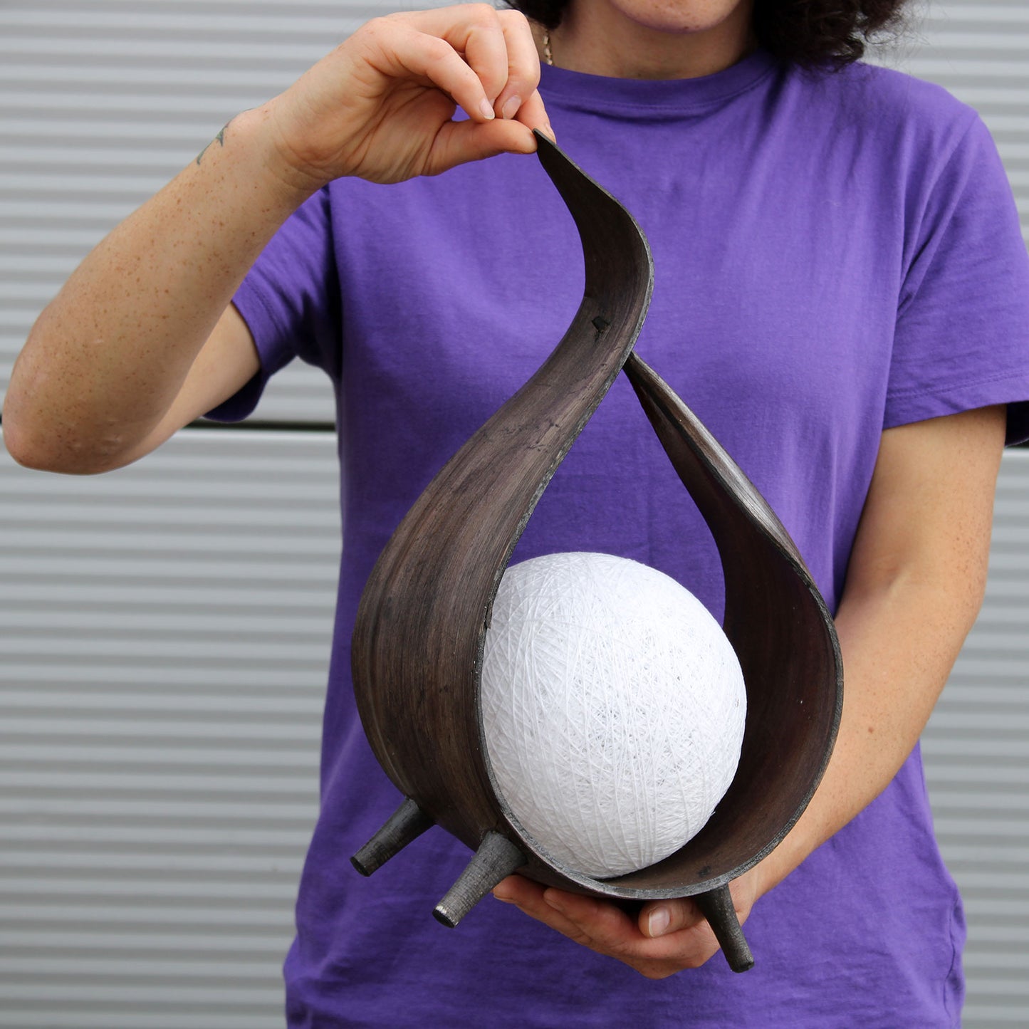 Coconut Lamp with a Chocolate Wrapover Twist
