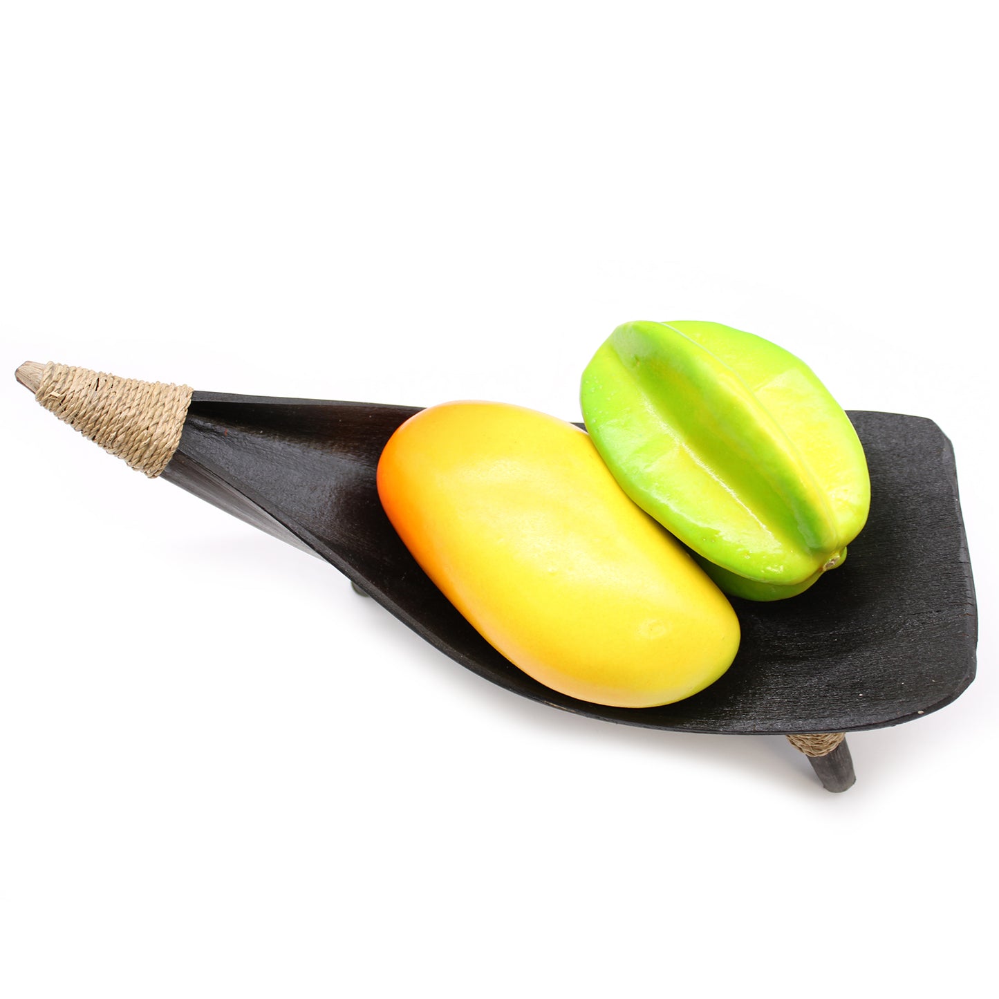 Coconut Leaf Fruit Bowl Set in Chocolate