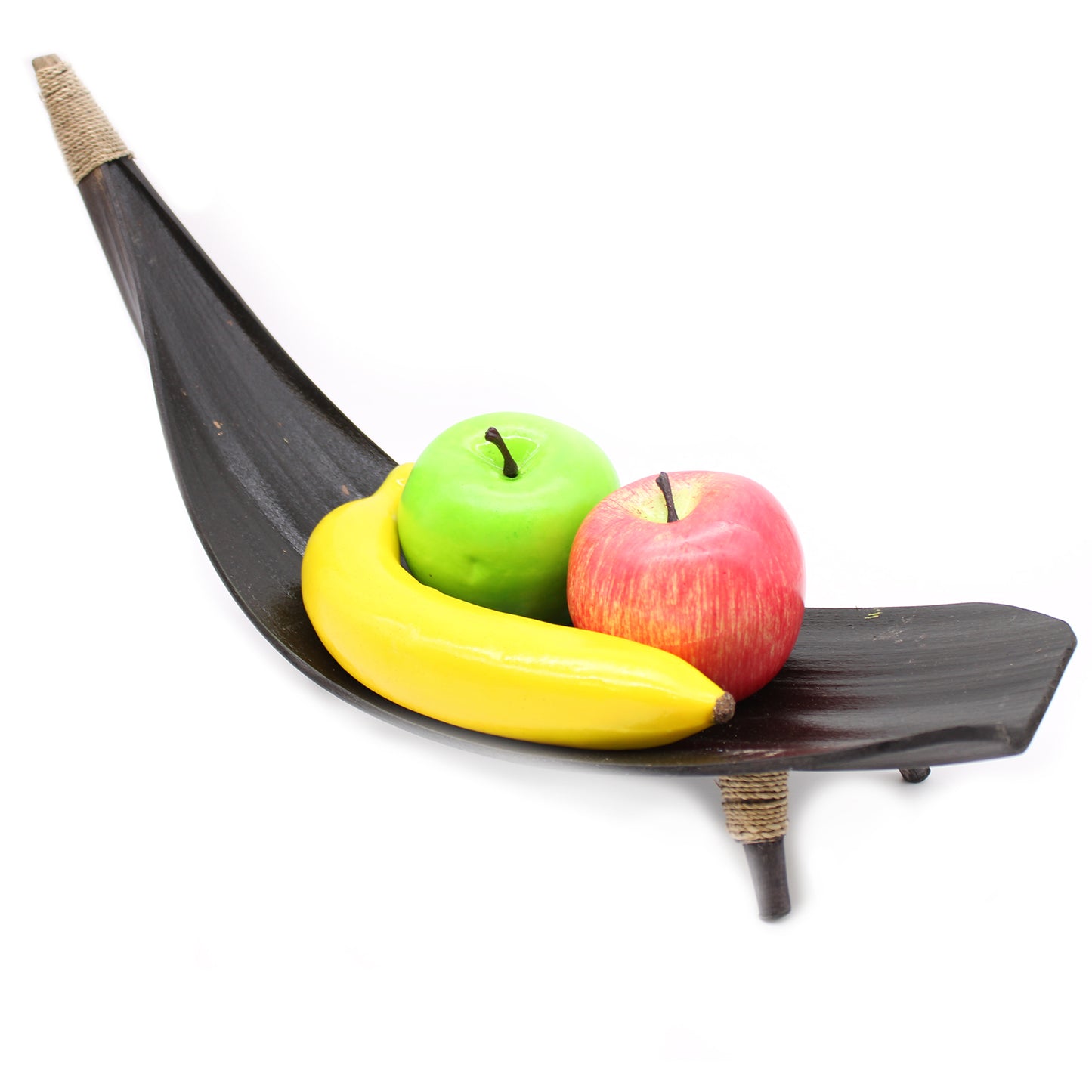 Coconut Leaf Fruit Bowl Set in Chocolate